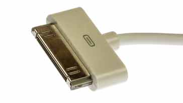 Apple 30 way connector used on many iPods and other devices