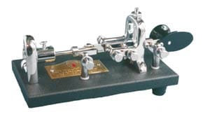 A modern presentation Vibroplex semi-automatic mechanical bug key